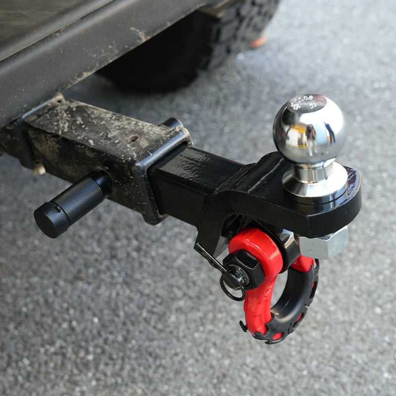 Top Heavy Duty Forged Towing Accessories 4x4 Recovery Hitch Trailer Bow Shackle Recovery Point Hitch Receiver With D Ring